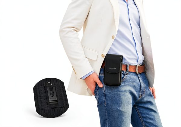 Stronden iPhone 12 Pro Max Nylon Holster Black-2