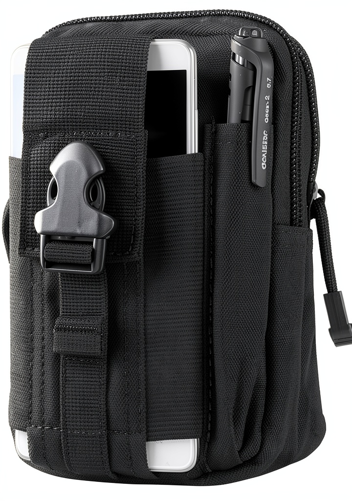 SYIDINZN waist bag attached to a hiking belt