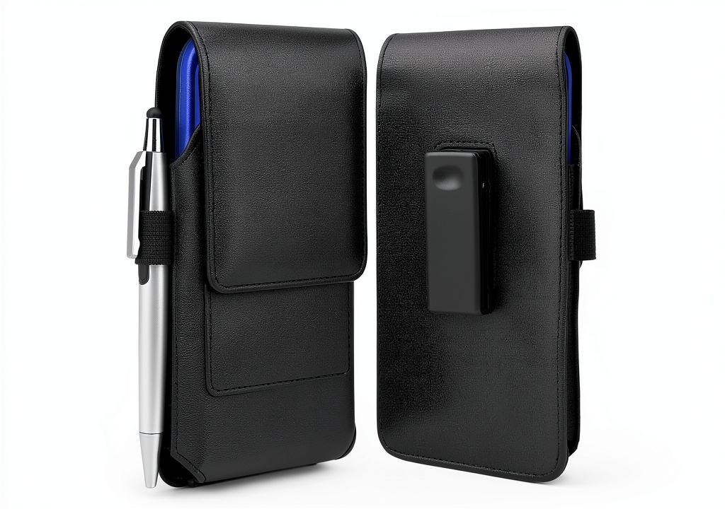 Mopaclle Leather Phone Case with rotating belt clip