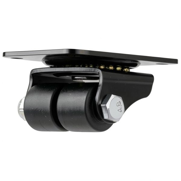 Finnhomy 1 Inch Caster Wheels Set of 4 Profile Swivel Casters Black-5