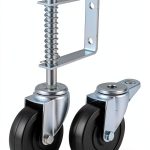 Gate Caster 4" Gate Wheel CF CASTER – Spring Loaded, 250lb Capacity-0