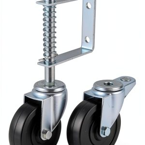 Gate Caster 4" Gate Wheel CF CASTER – Spring Loaded, 250lb Capacity-0