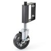 HOLKIE Gate Caster 220lb Capacity Swivel Spring Loaded Wheel Black-0