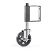 HOLKIE Gate Caster 220lb Capacity Swivel Spring Loaded Wheel Black-1