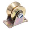 Skelang 2" V-Groove Wheel, Sliding Gate Casters, Heavy Duty Rigid Roller for Inverted V-Track, Rolling Gate, Industrial Machines Rail, Total Load Capacity 2500 Lbs, Pack of 4-1