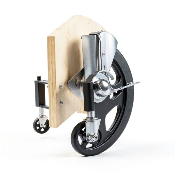 HOLKIE Gate Caster 220lb Capacity Swivel Spring Loaded Wheel Black-4