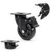 5 Inch Caster Wheels YeMI Heavy Duty Swivel Casters with Dual Brake-5