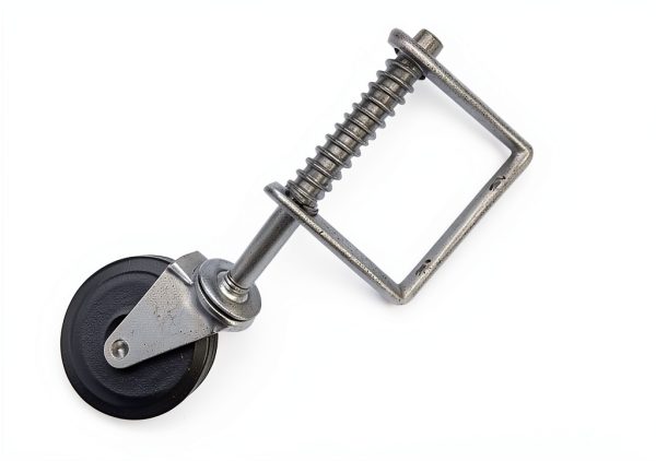 Gate Caster 4" Gate Wheel CF CASTER – Spring Loaded, 250lb Capacity-3