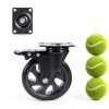 5 Inch Caster Wheels YeMI Heavy Duty Swivel Casters with Dual Brake-1